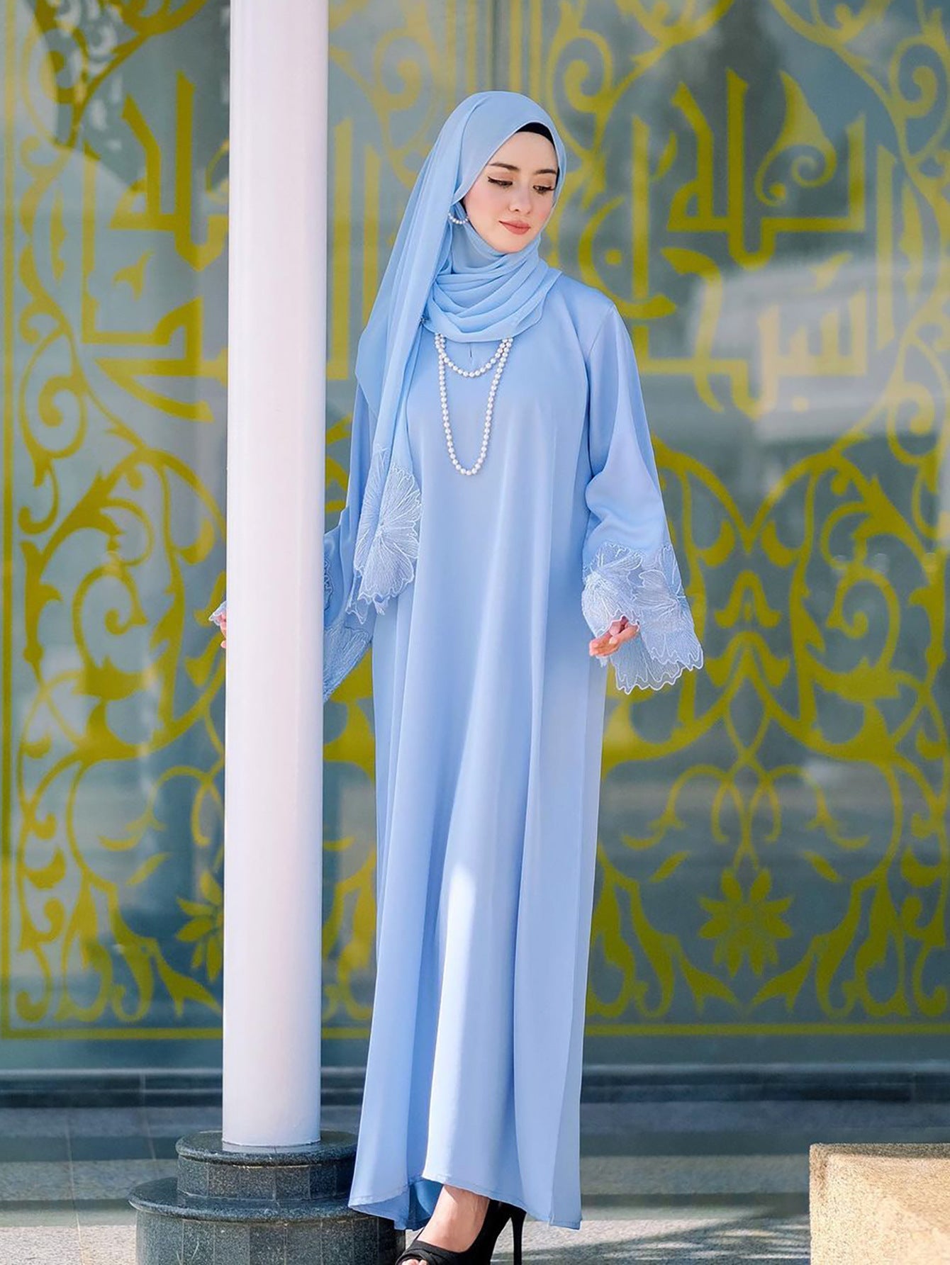 Flora Sleeve Soli Abaya
