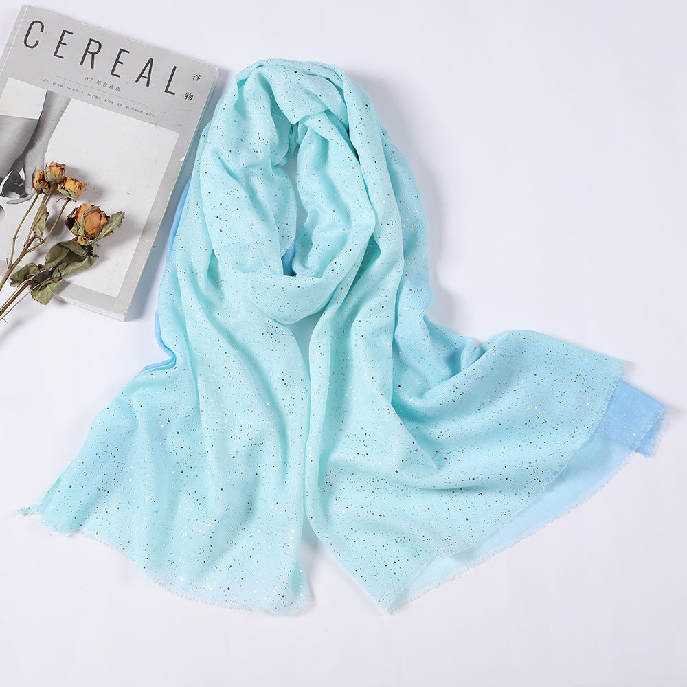 Lightweight Cotton Gradient Hijab