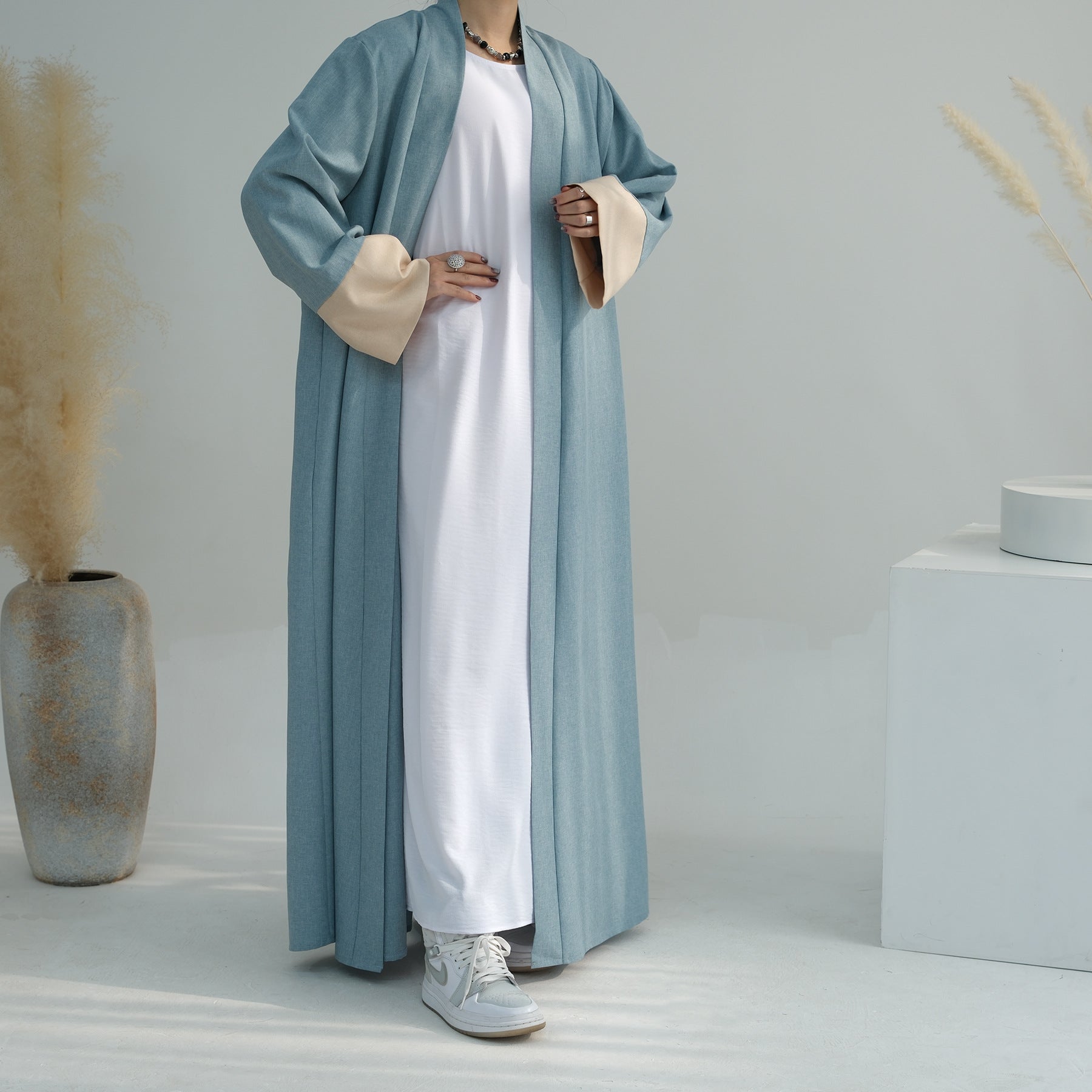 Women Open Abaya Cardigan