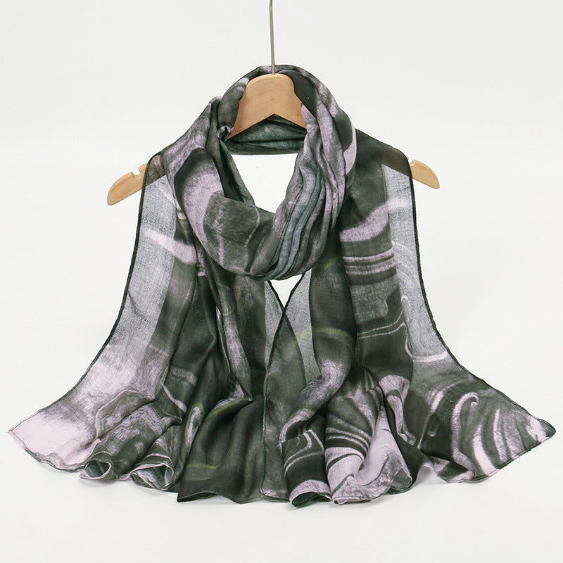 Cotton & Polyester Tie-Dye Hijab