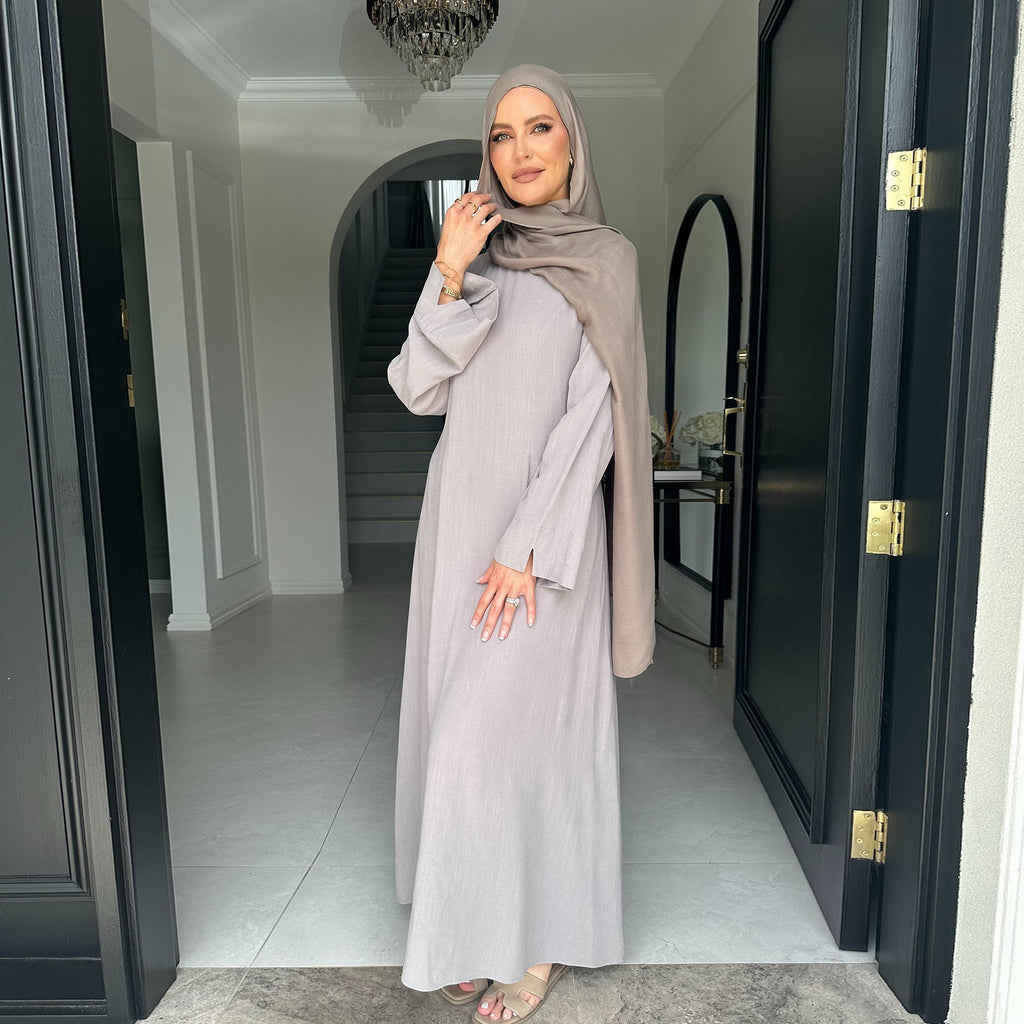Adjustable Waist Dress Abaya