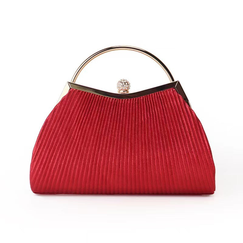 Evening Sparkly Handbag with Chain