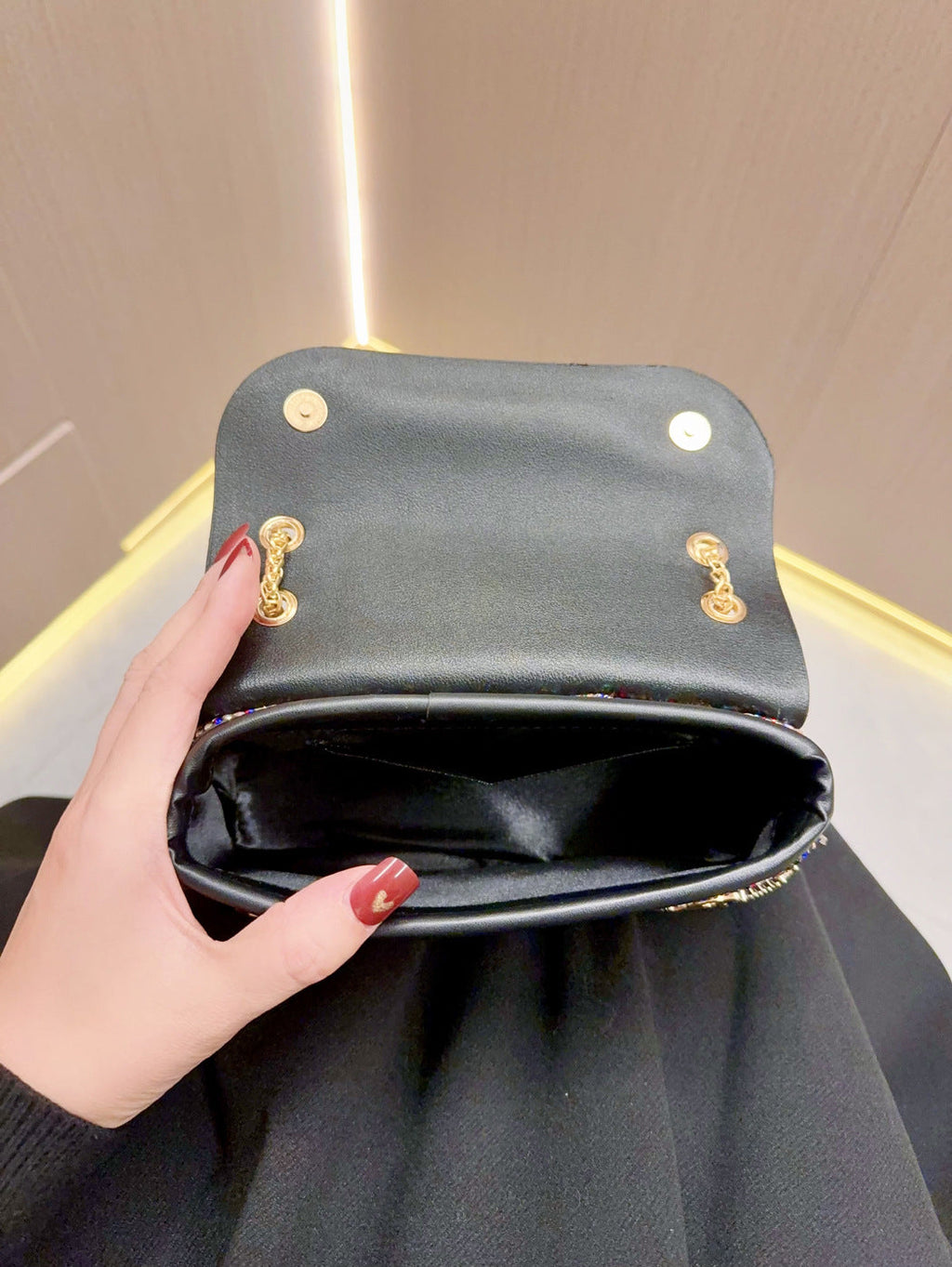 Crossbody Crystals Rhinestone Clutch Handbags