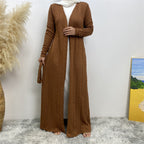 Autumn/Winter Knitted Pocket Abaya