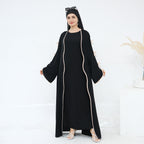 Bow Sleeve Abaya Set