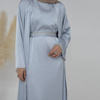Bead Abayas with Crystal Chain