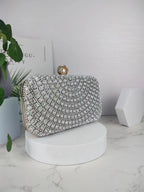 Beading Rhinestones Vintage Handbag