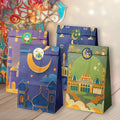 Ramadan Paper Bags with Stickers 12 Pcs S659