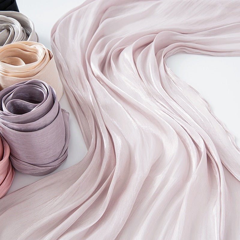 Solid Color Lightweight Hijab Scarf