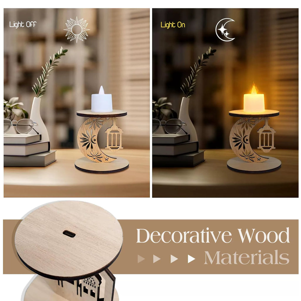 Ramadan Decorative Aromatherapy Candle Holders 6PCS