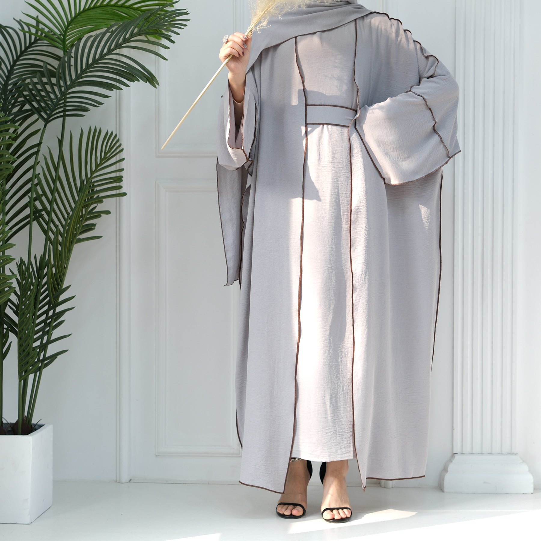 Cropped Cardigan Abayas