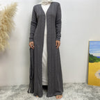 Autumn/Winter Knitted Pocket Abaya