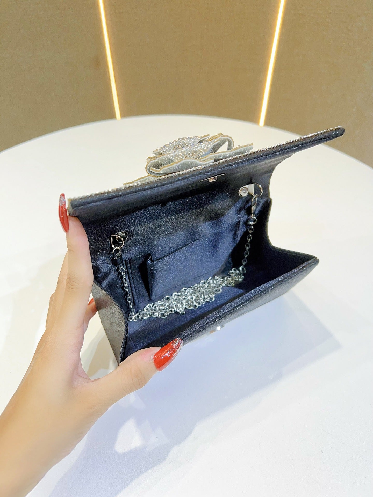 Flower Small Square Handbag