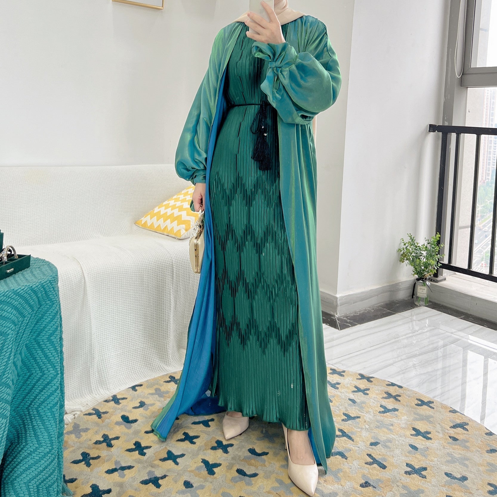 Solid Color Abaya