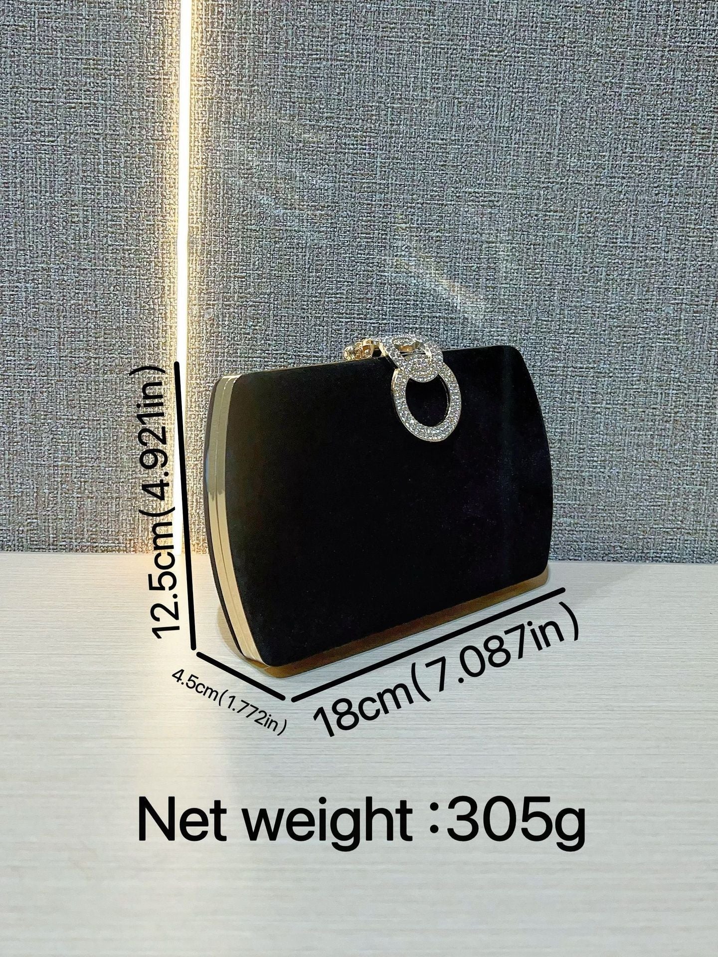 Elegant Evening Velvet Handbag