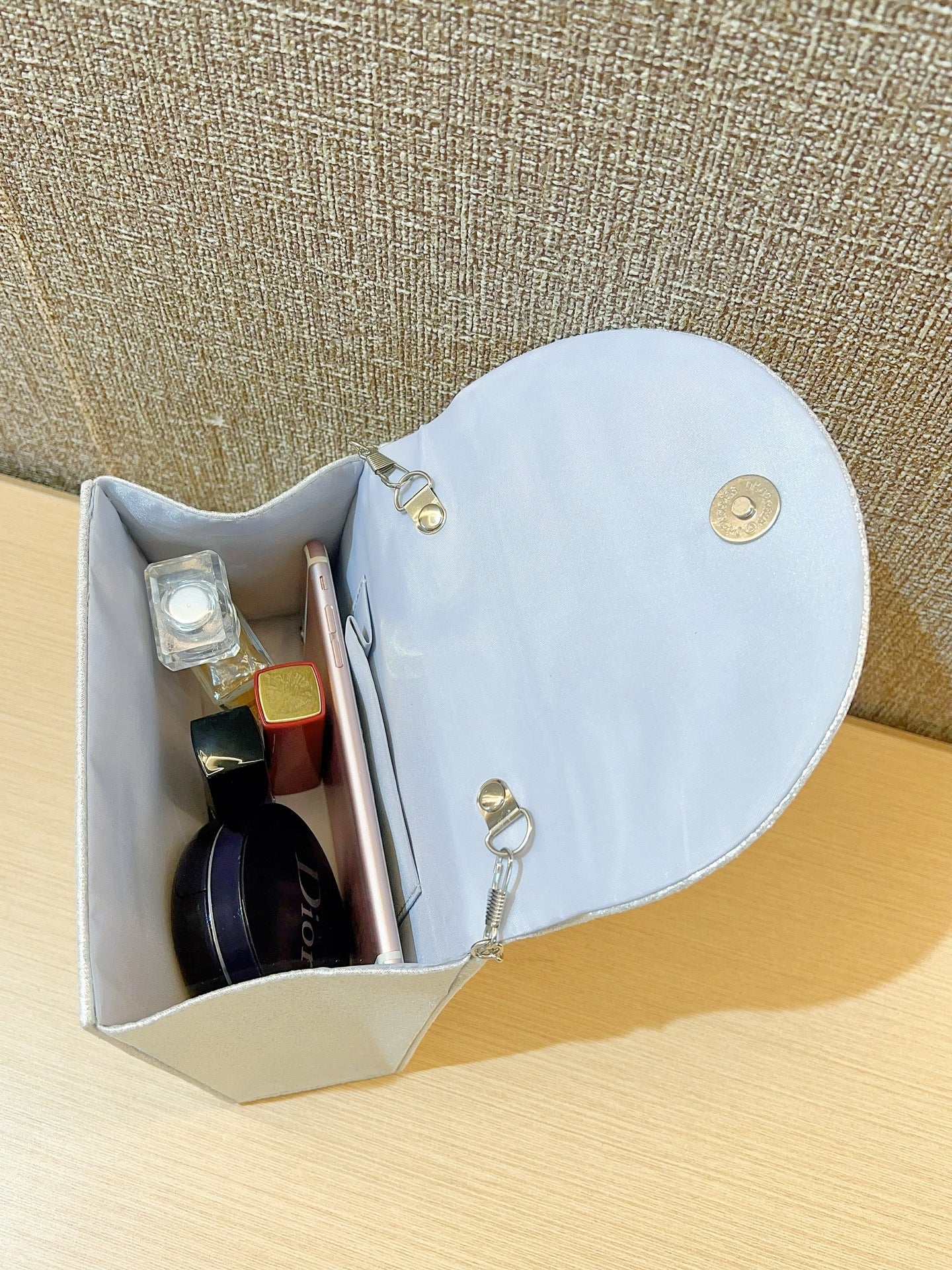 Rhinestone Diagonal Dinner Handbag