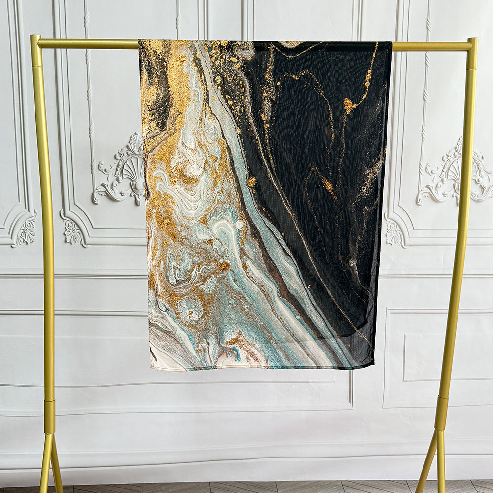 Watercolor Printed Hijab