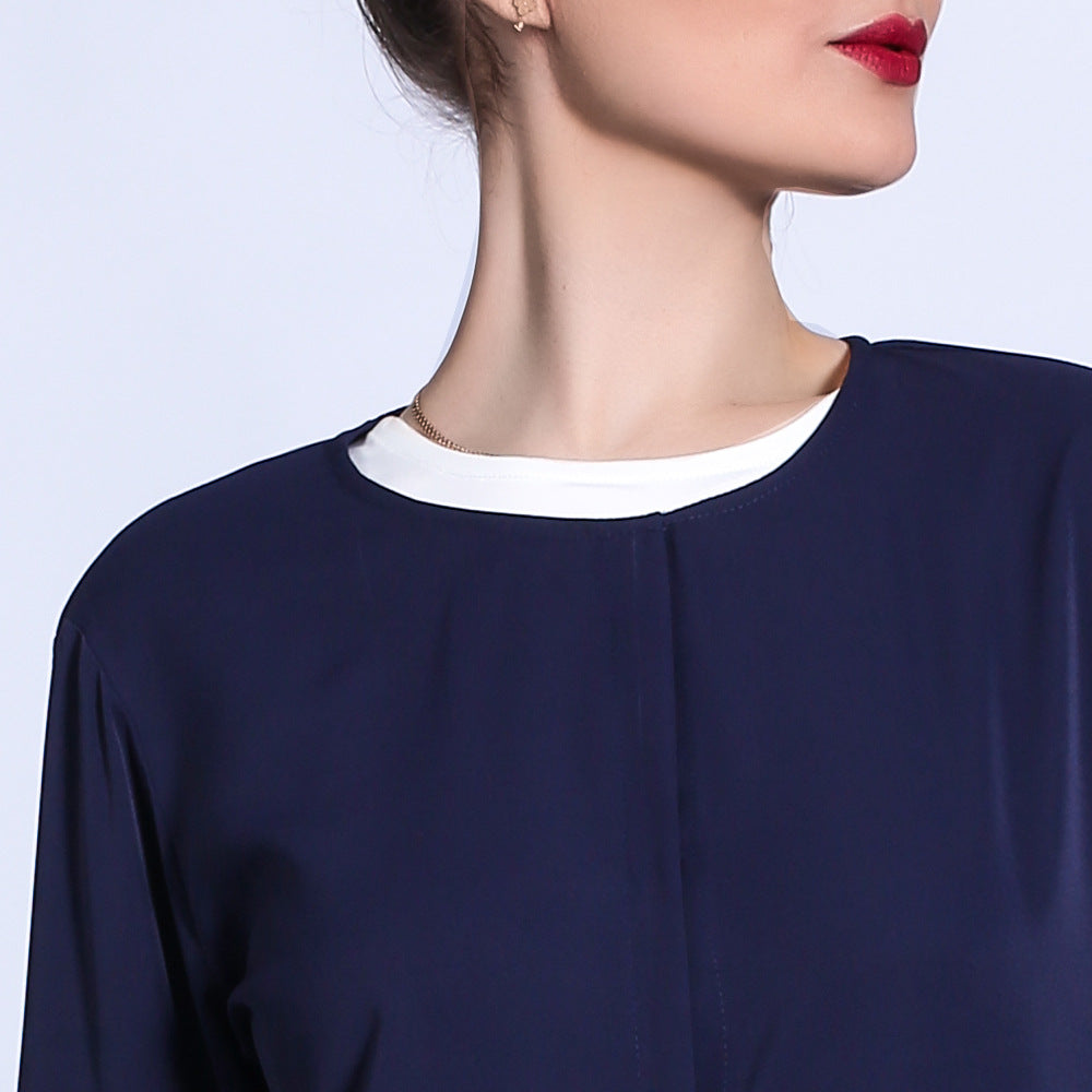 Three-Layer Chiffon Wave Sleeves Abaya