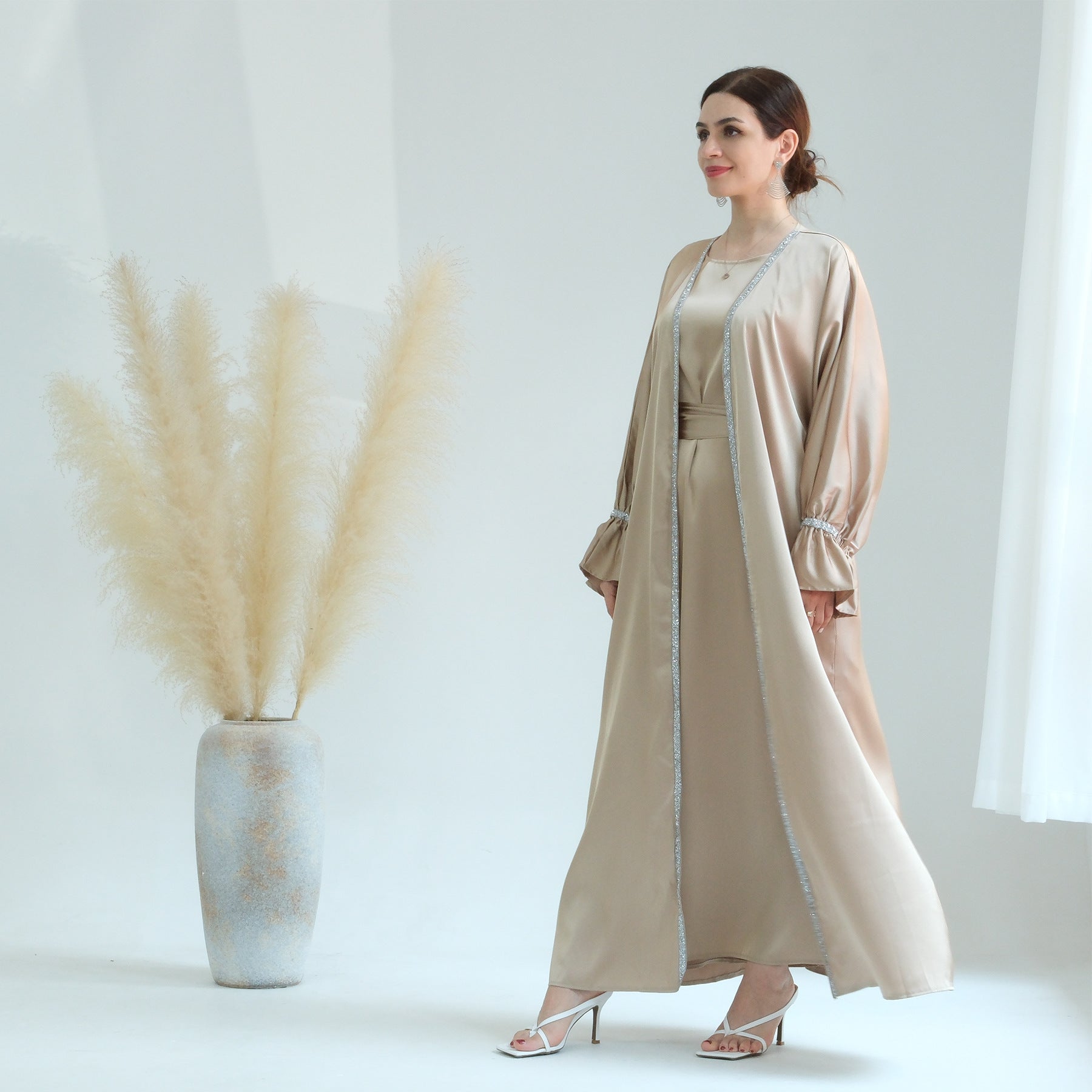 Lightweight Satin Abaya
