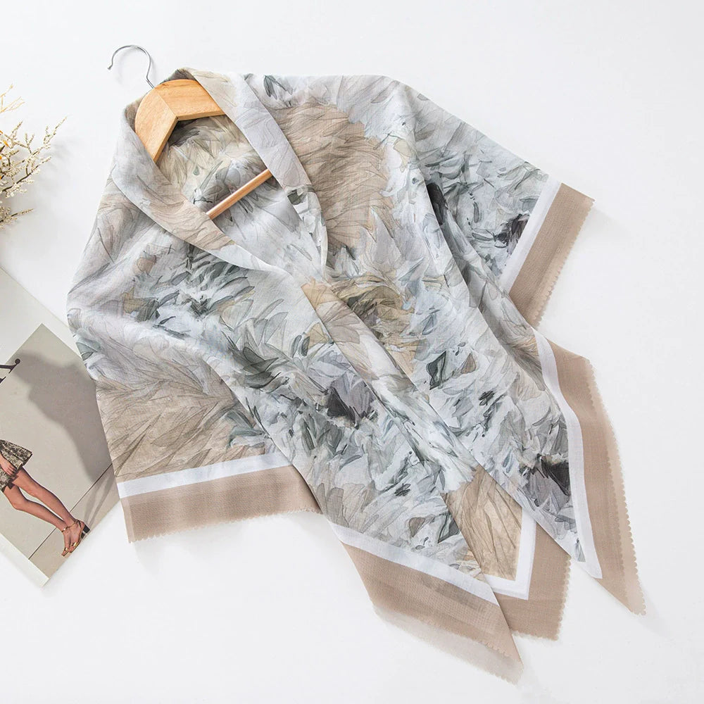 100 Color Wave Printed Hijab 1-25