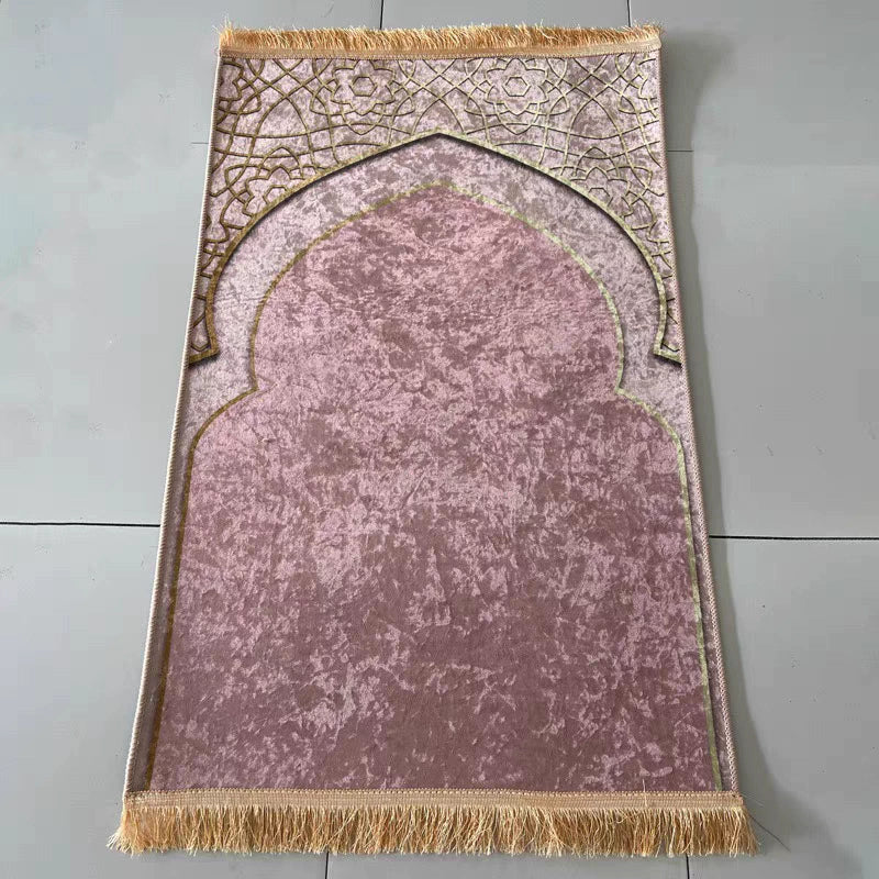 Ramadan Alien Prayer Rug - Pink