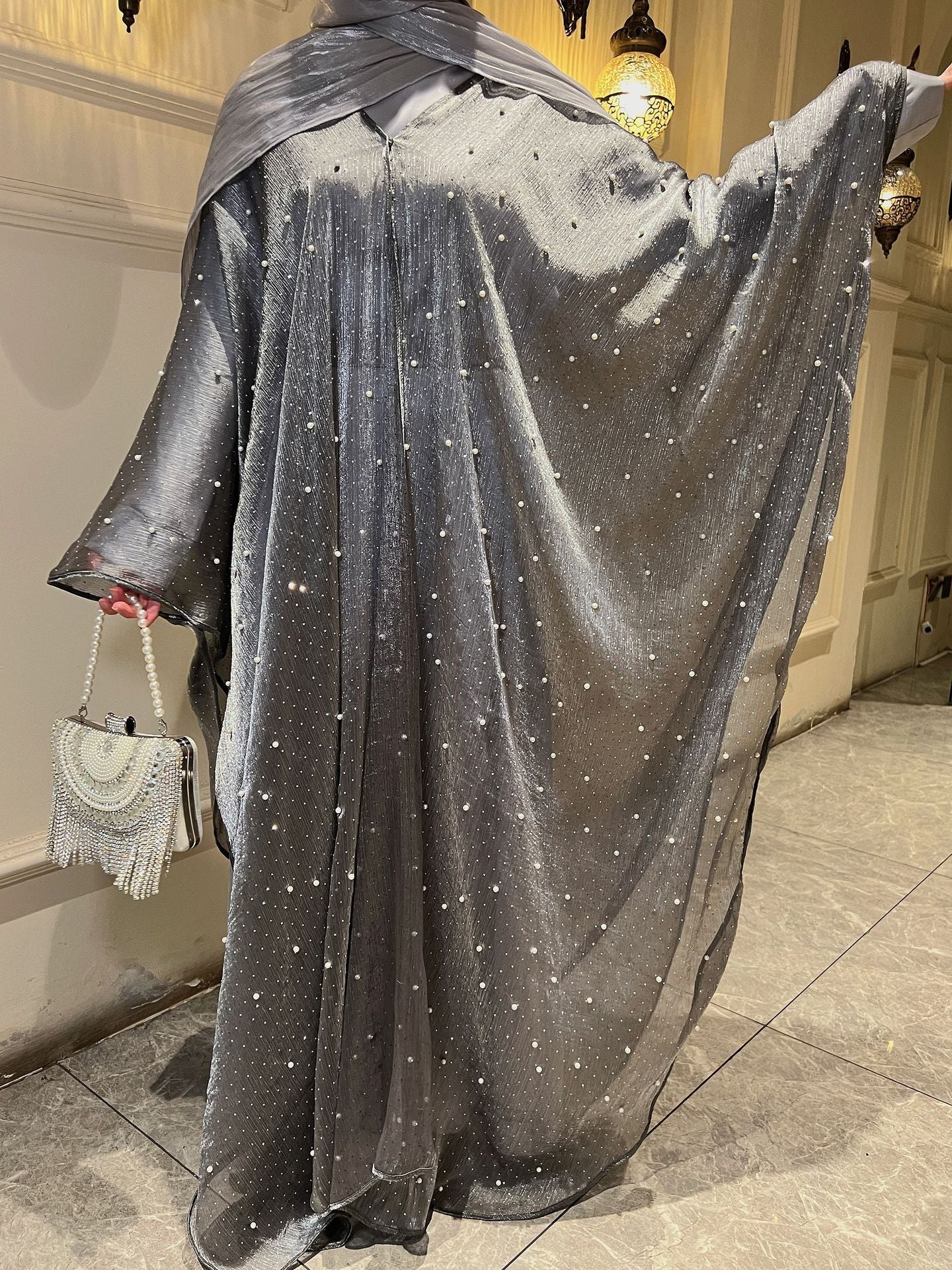 2 Pcs Star Light Abaya