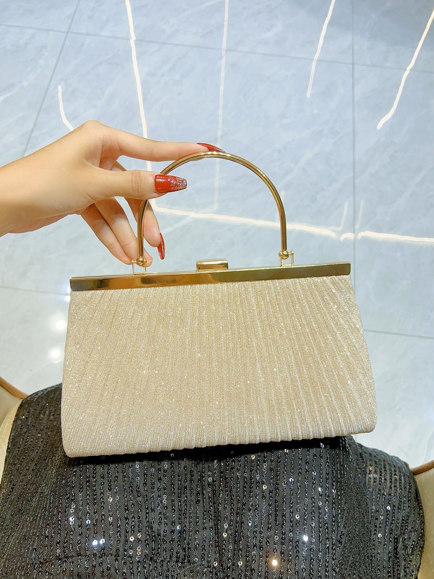 Glitter Sequin Charming Handbag