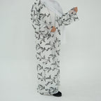 Full Body Embroidered Cardigan Abaya