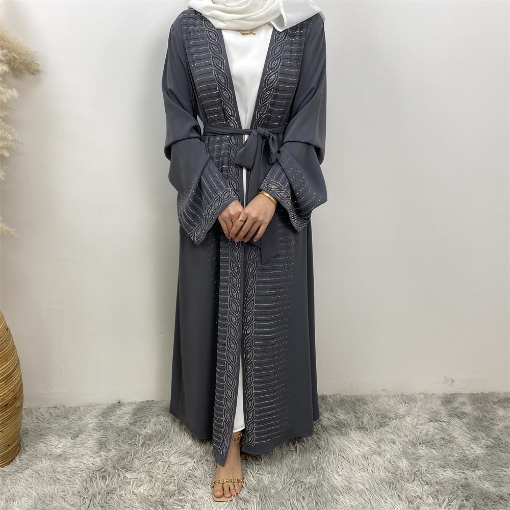 Twists Hot Drilling Abaya