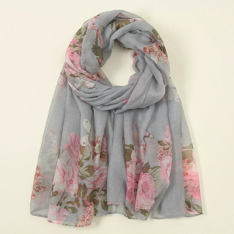 Floral Printed Hijab
