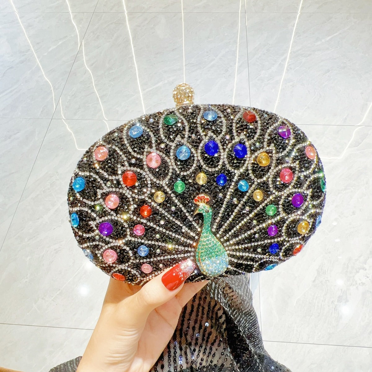 Rhinestone Glitter Sparkly Handbag