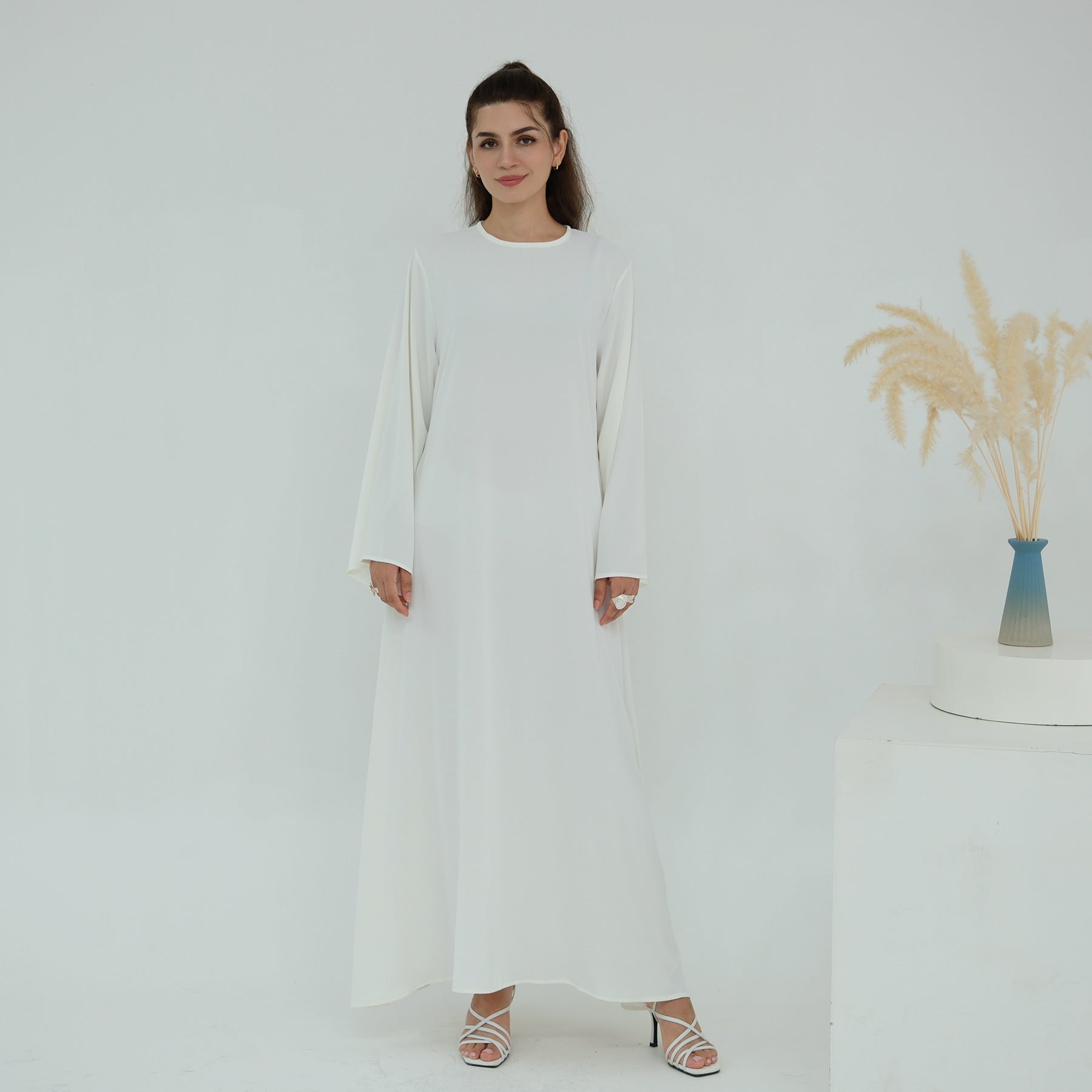 Solid Color Various Styles Abaya Dresses