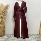 Women Glitter Thick Abayas