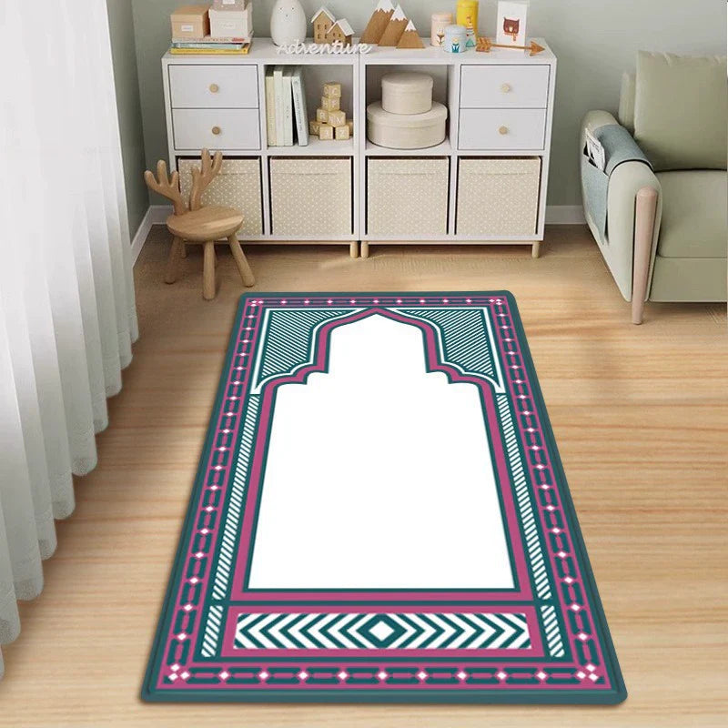 Ramadan Sponge Prayer Rug - White Board