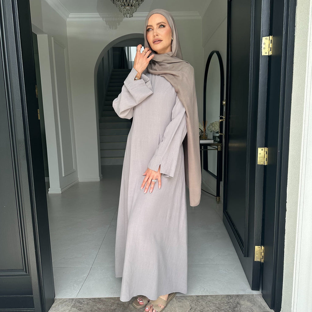 Adjustable Waist Dress Abaya