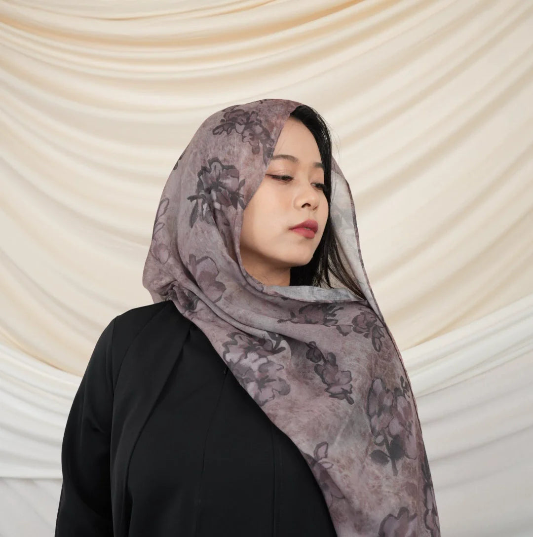 Tie-dye Ethnic Print Hijab