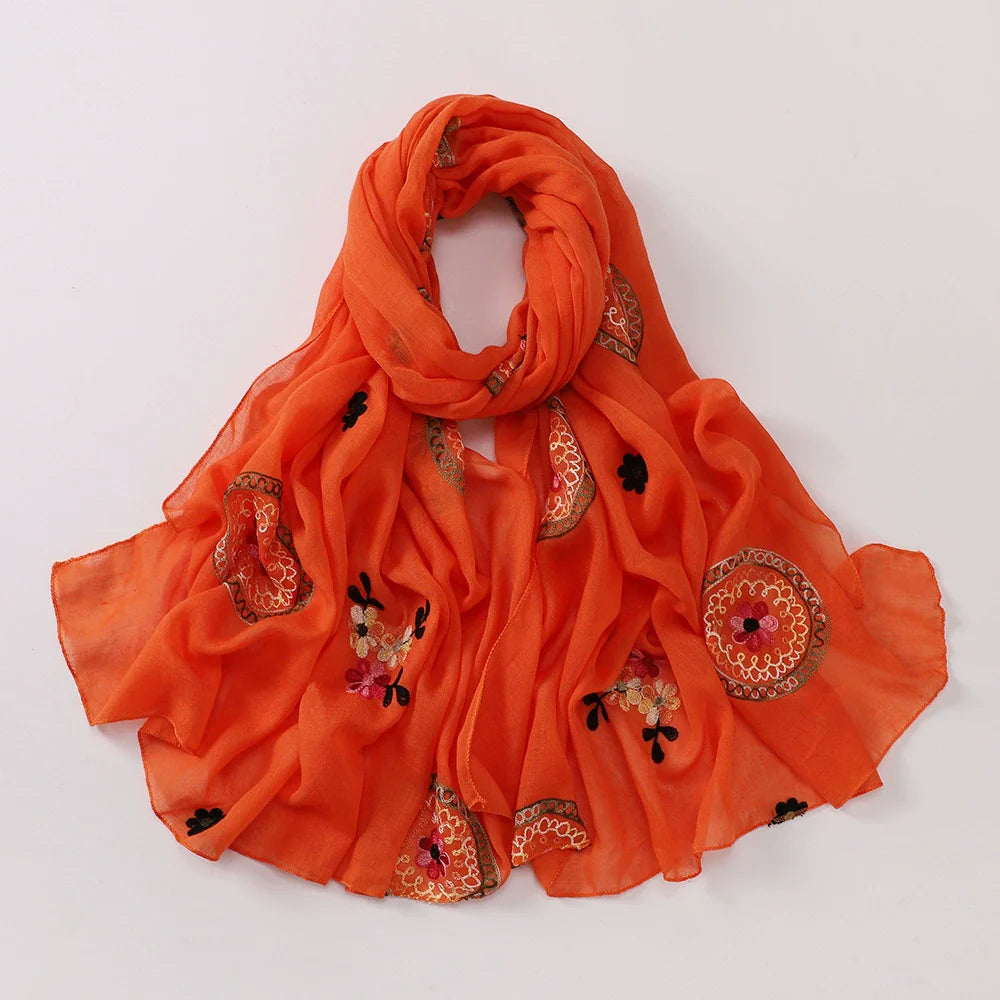 Bohemian Embroidered Hijab