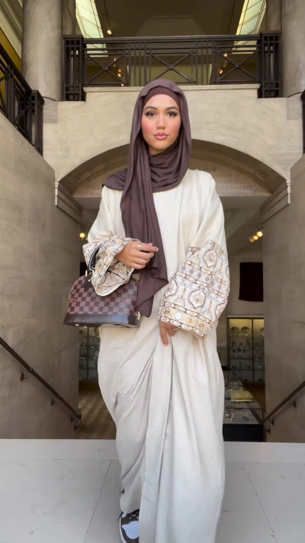 Bohemian Bubble Sleeves Abaya