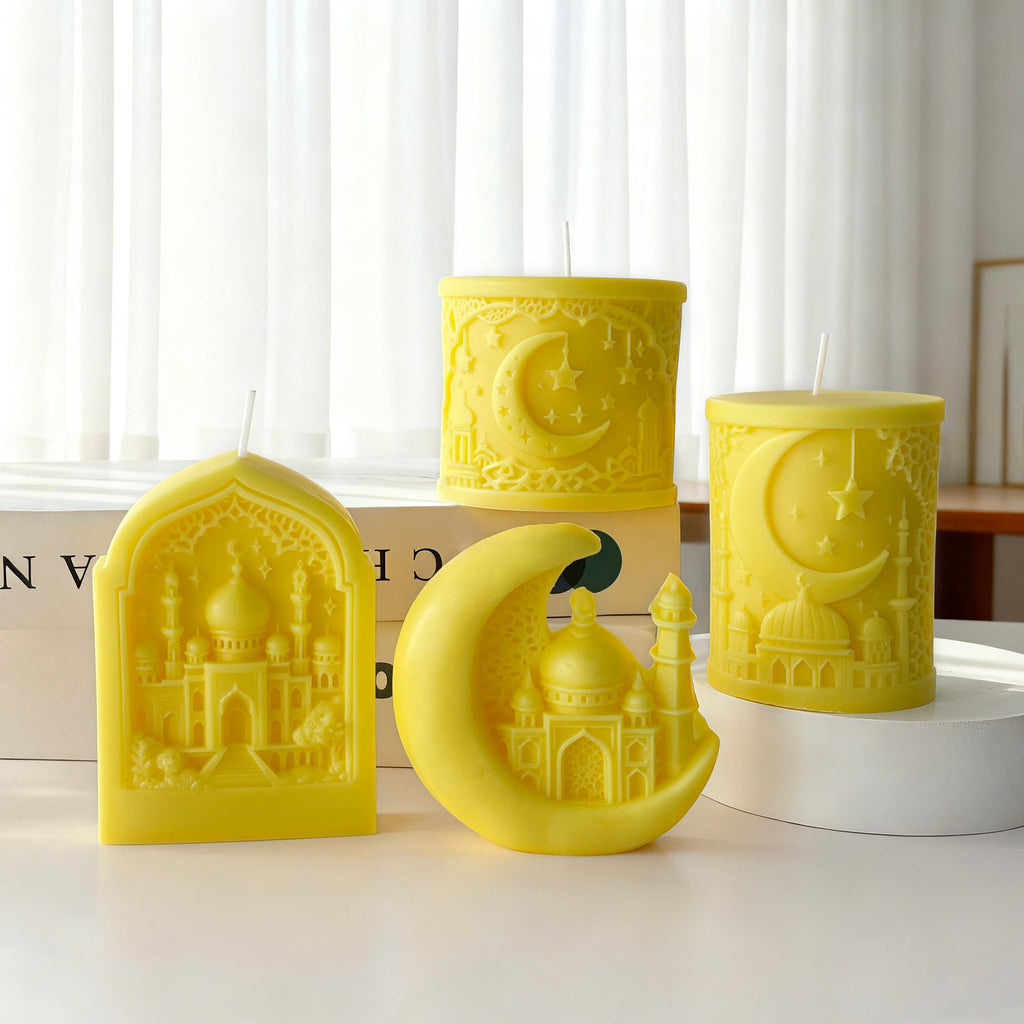 Ramadan Crescent Moon Scented Candle