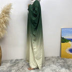 Gradient Batwing Sleeves Abayas