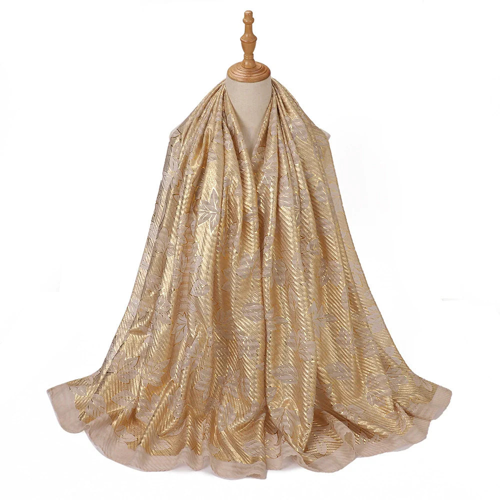 Maple Leaf Printed Hijab