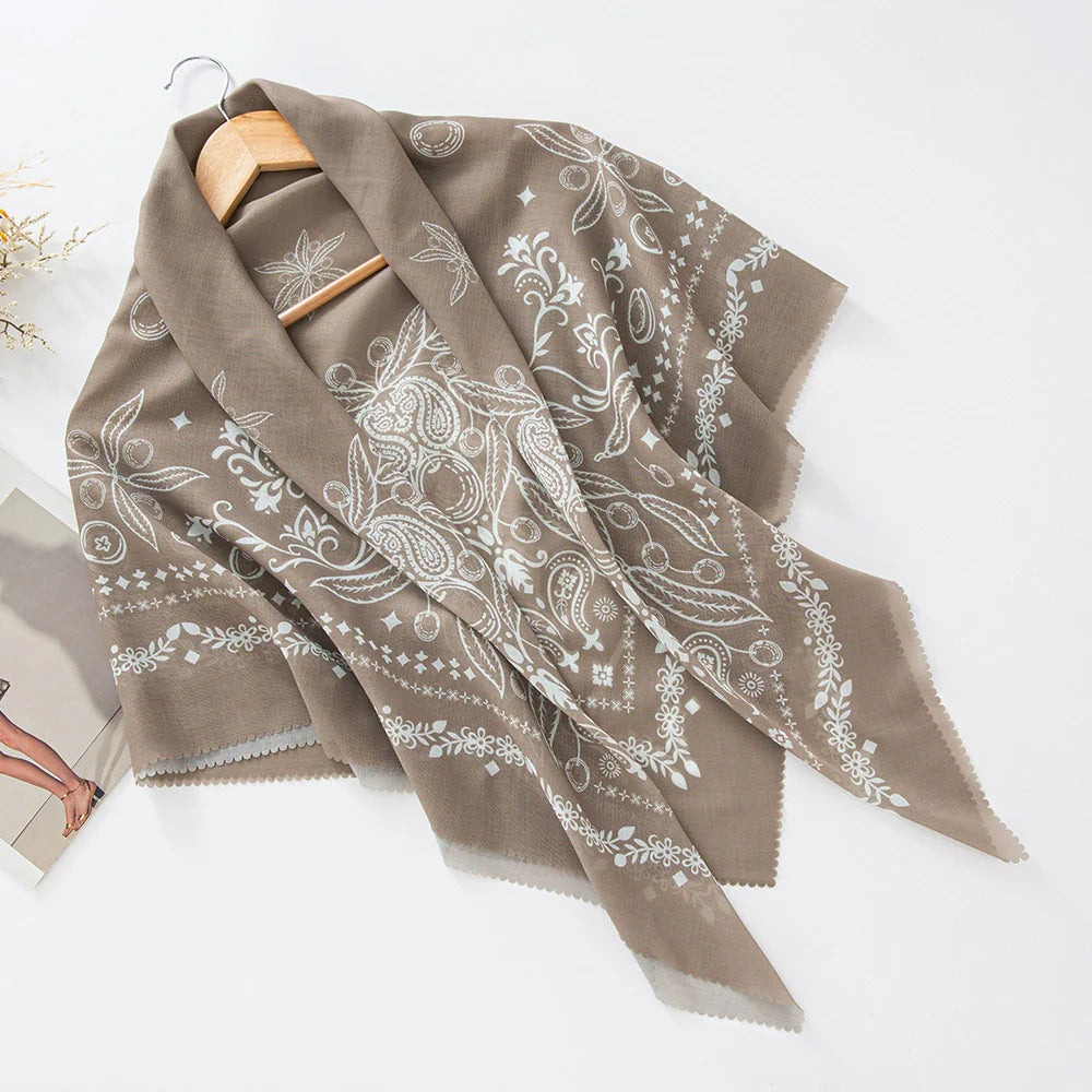 100 Color Wave Printed Hijab 26-50