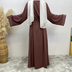 Hot Stamping Spliced Lace Up Dress