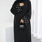 Daisy Embroidered Closed Abaya