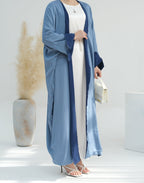 Double Sided Wearable Elegant Cardigan Abaya