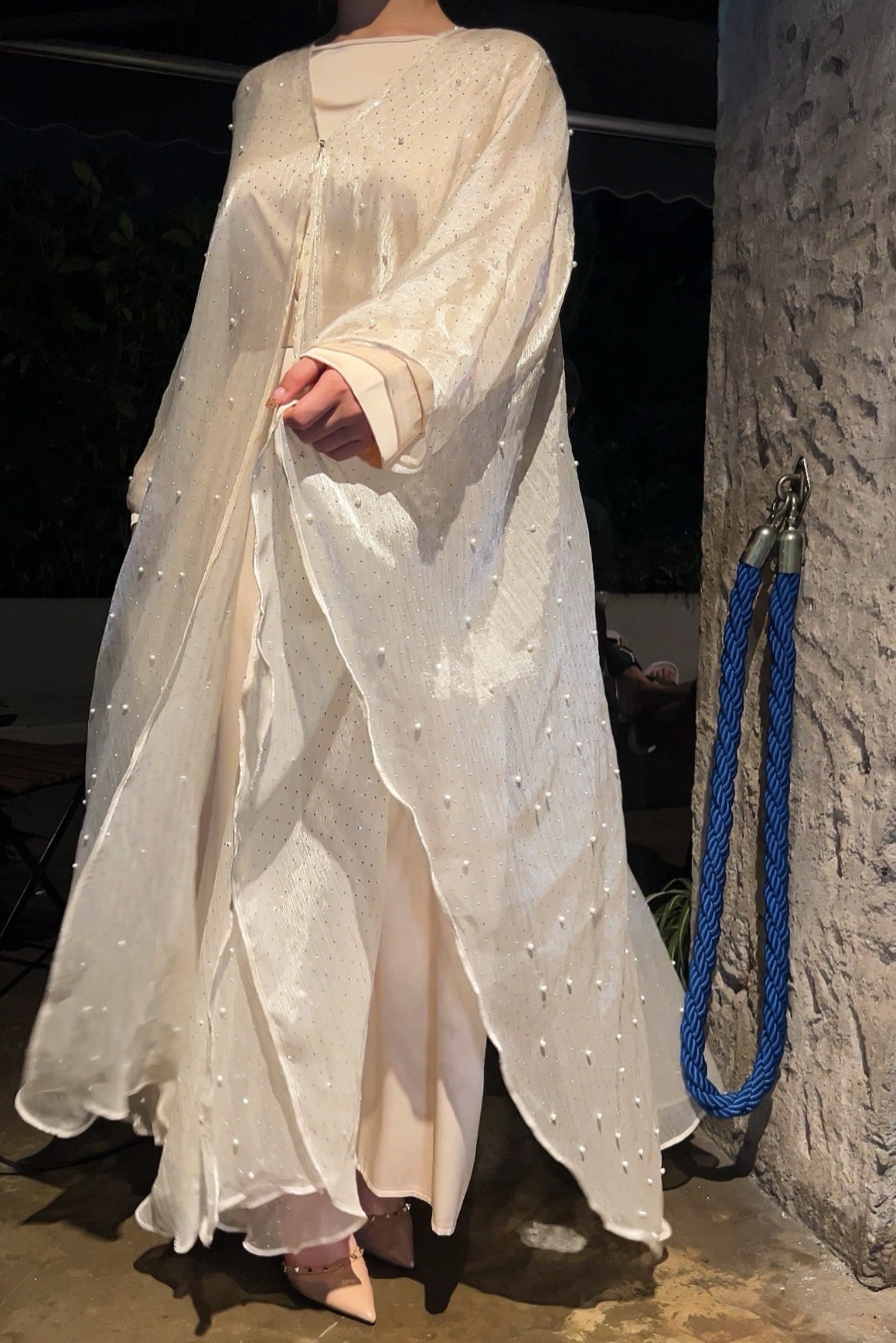 2 Pcs Star Light Abaya